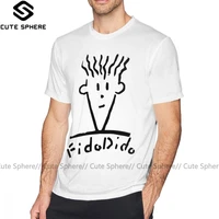 fido dido t shirt fido dido face t shirt short sleeve graphic tee shirt 5x basic 100 cotton male funny tshirt