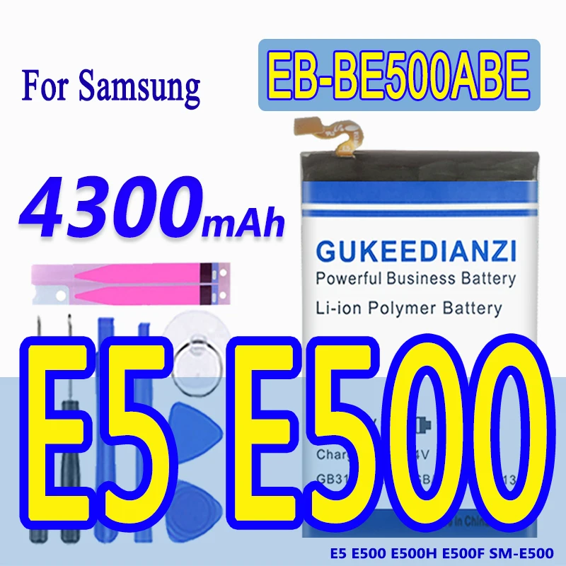 GUKEEDIANZI EB BE500ABE 4300 мА/ч батарея для Samsung GALAXY E5 E500 E500H E500F SM смарт телефон сменный