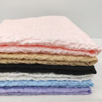50cm135cm cotton blended embossed fabric solid color composite cloth wx m 003