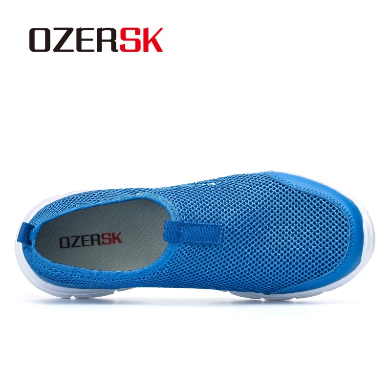 OZERSK 2022 Summer New Casual Shoes Men Woman Walking shoes Men's Mesh Sneaker Comfortable Slip-on |