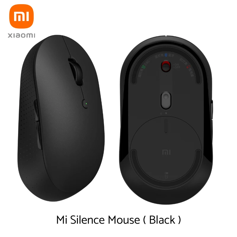 

Global Version Xiaomi Wireless Dual-Mode Mouse Silent Ergonomic Bluetooth / USB connection Side buttons With Battary for Laptop