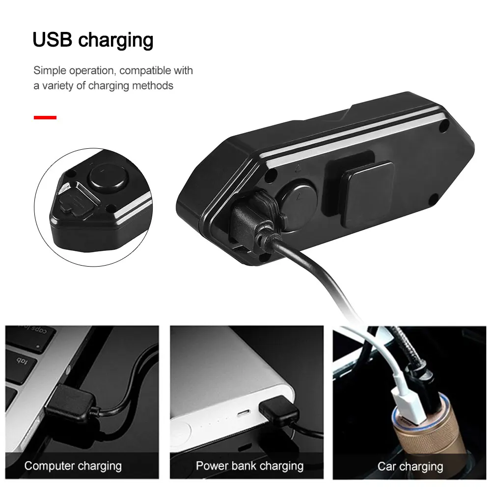 

Smart Bike Rear Light Wireless Remote Control Warning Lamp USB Rechargeable Turning Signal Rear Light with Horn Funciton