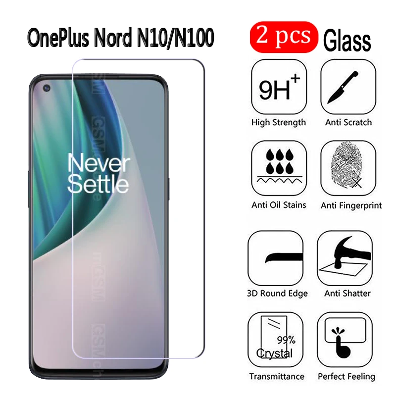 

Nord N10 Galss For OnePlus Nord N100 Smartphone Protector Cover 9H 2.5D 0.3mm Ultra-thin Scratch Proof Protective Film
