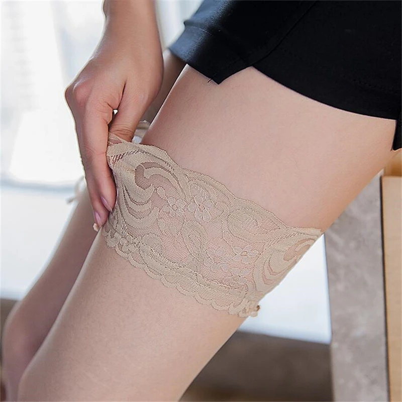 

Nightclubs Pantyhose Hosiery 1pair Sexy Long Stockings Womens Girls Ladies Lace Top Stay Up Thigh High Over Knee Socks