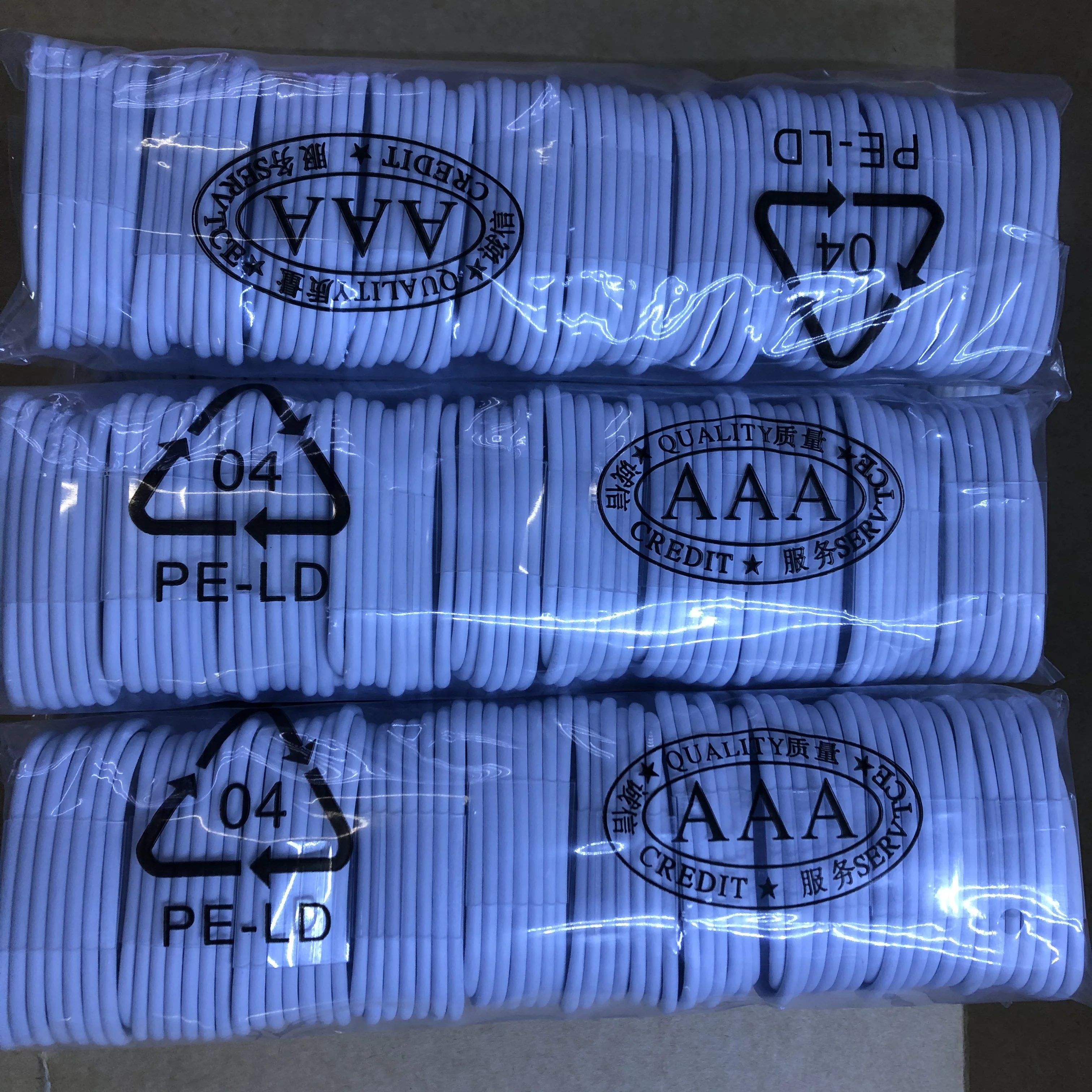 50pcslot usb cable for cable xs max xr x 8 7 6 plus 6s 5 se charging cables mobile phone charger cord features 100 brand ne free global shipping