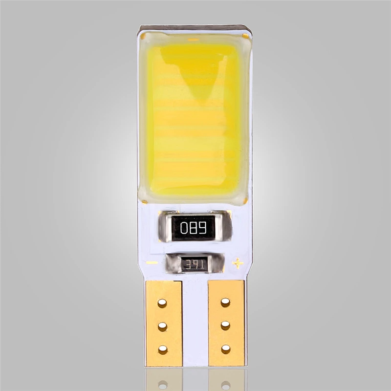 

10pcs Car LED T10 194 168 W5W COB Led Parking Auto Wedge Clearance Lamp Silica Bright White License Light 12chips