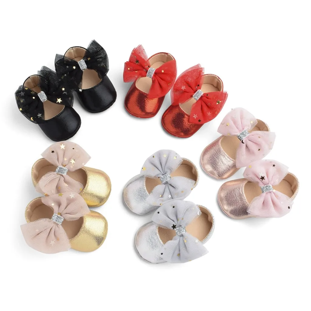 

Toddler Kids Baby Girls Boys Sequin Cute Bow Firstwalk Hook&loop Casual Shoes Baby Shoes Newborn Butterfly