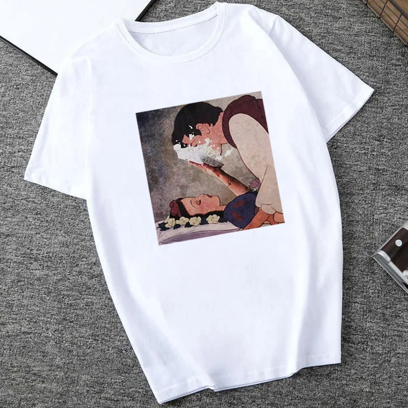 Женская футболка с коротким рукавом Harajuku летняя графическим рисунком|Футболки| |