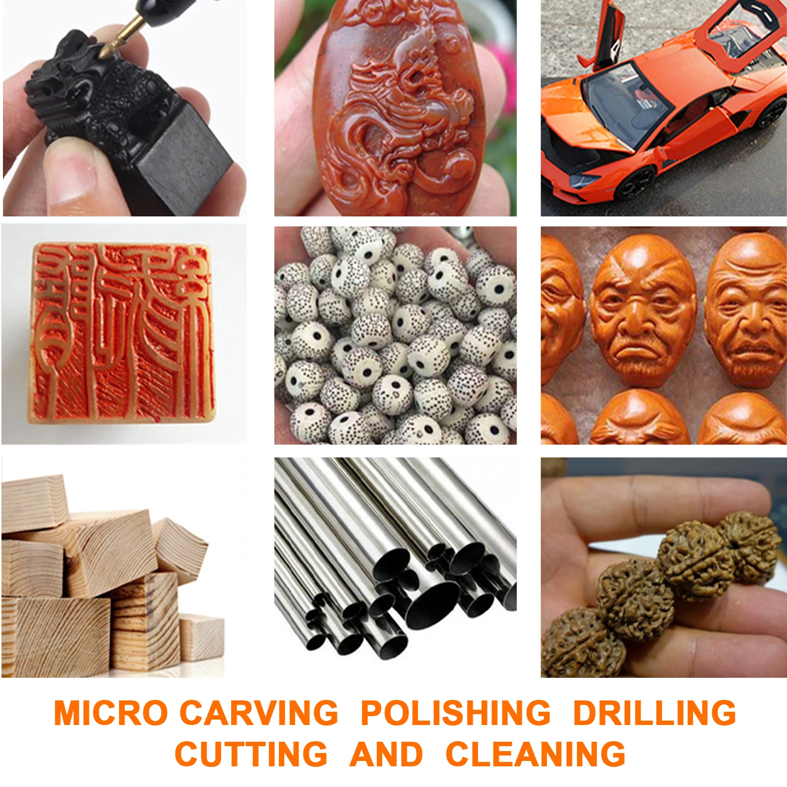 

105 Pcs Variable Speed Mini Grinder Set USB Charging Electric Drill Engraving Pen Rotary Tools Kit For Polished Carving