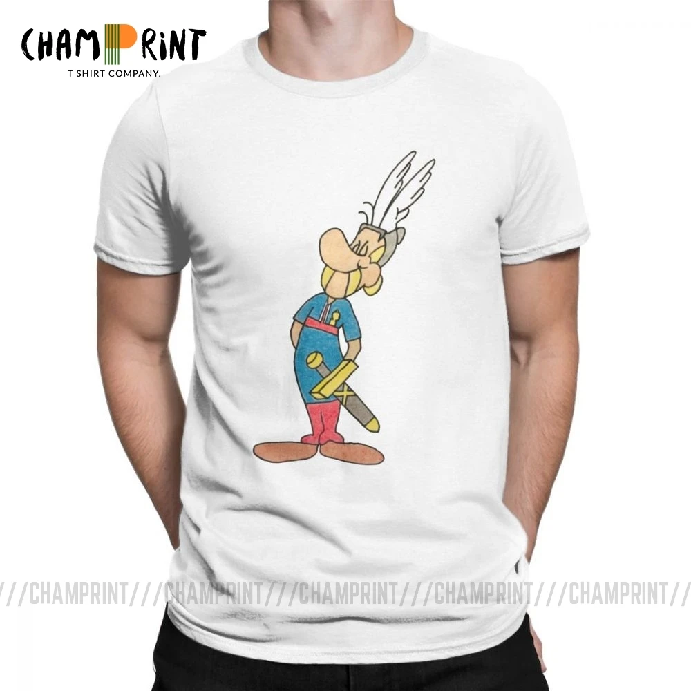 Мужская футболка Asterix And Obelix новинка 100% хлопок футболки Франция Евро 2000