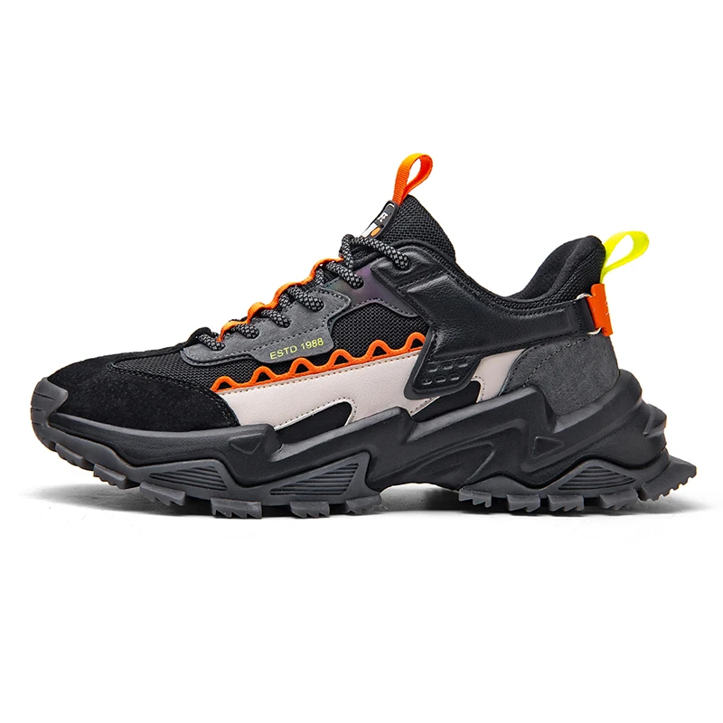 

2021Fashion High Elasticity Comfortable Men Chunky Sneakers 2021Winter Breathable Adult Man Casual Shoes