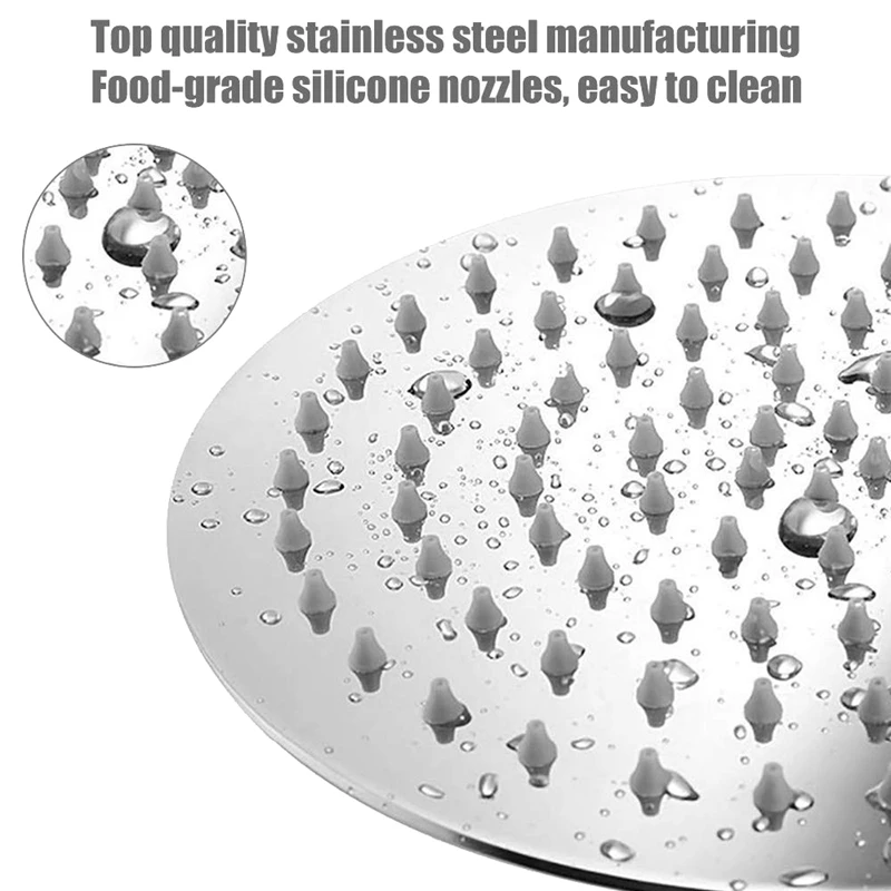 Высоко Давление Насадки для душа 6 дюймовый датчик дождя ультра тонкий дизайн