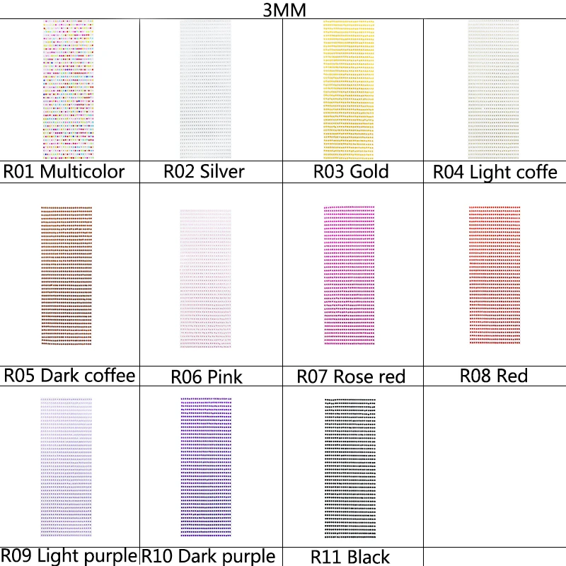 1040pcs/простыни мобильного телефона PC Сделай Сам акриловые наклейки с сияющими