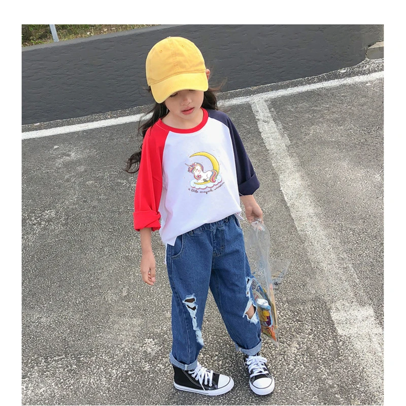 Праджня хиппи нашивки в форме единорога передачи тепла винил для переноса утюгом