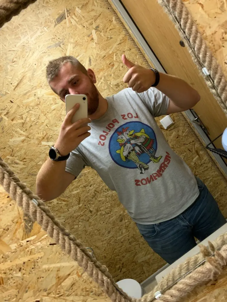 Модный чехол с принтом во все тяжкие термо-Стикеры для одежды на одежде LOS POLLOS