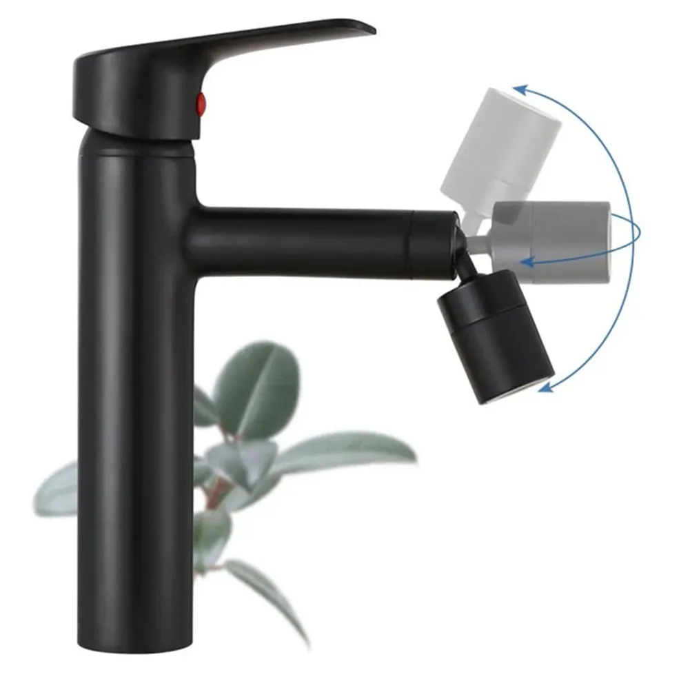

360 Rotation Spray Basin Faucet Hot Cold Bathroom Faucet Washbasin Taps Vessel Deck Mounted Spray Faucet