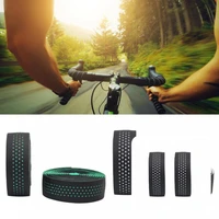 eva 1 pair fashion polyurethane bike bar tape with hole high tenacity bike grip tape antislip for cycling