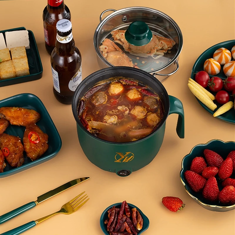 Multifunction Electric Cooking Machine Single/Double Layer Hot Pot Rice Cooker Non-stick Pan Pots EU Plug 220V 300-600W | Бытовая