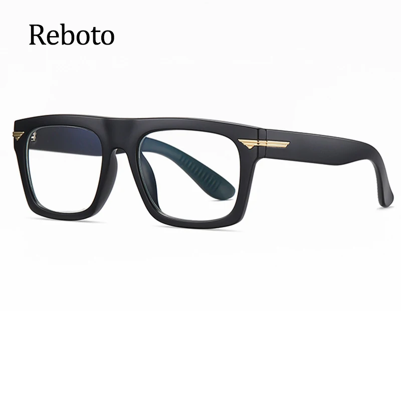 

Винтажные квадратные очки для женщин мужчин анти голубой светильник оправа для очков на высоком каблуке; Модные прозрачные оправы для очко...