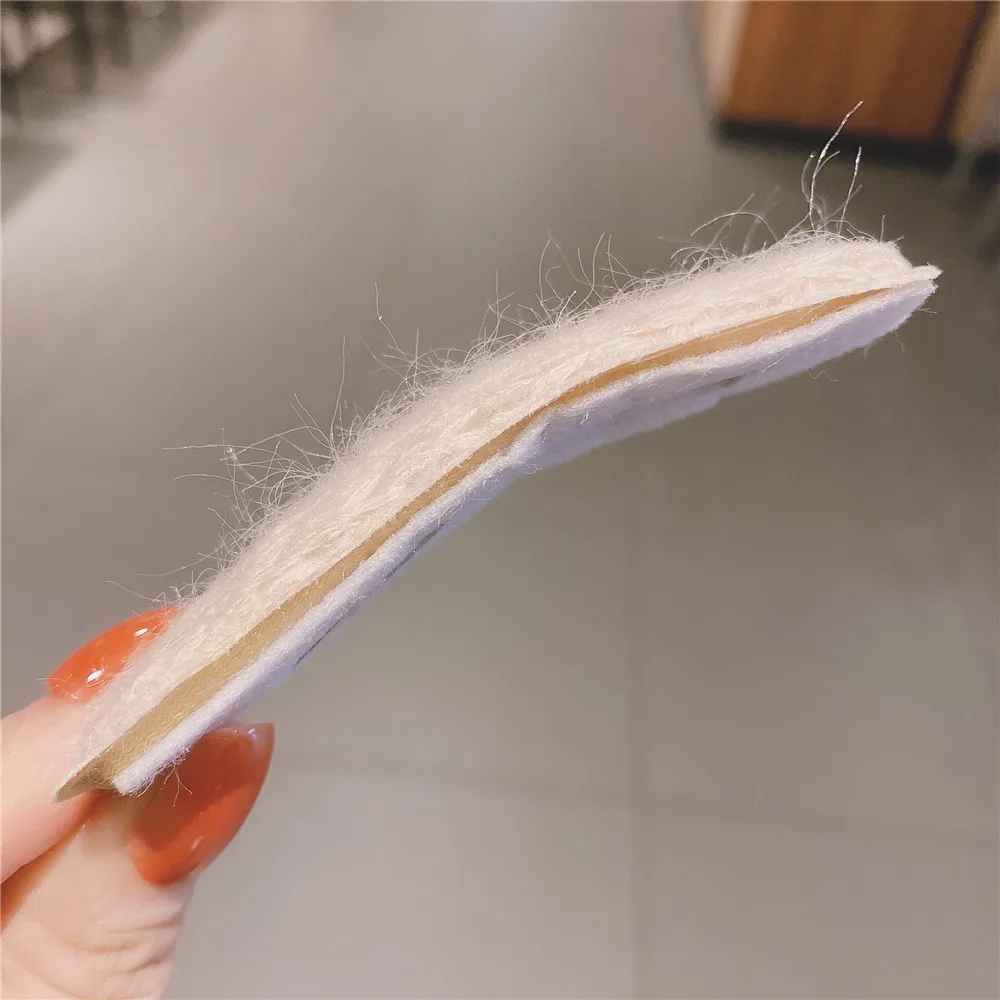 

Sweet Wool BB Clip Knitted Wool Hairpin Hairpin Girl Bangs Side Clip Hair Accessories Red Autumn and Winter Ins Net Barrettes