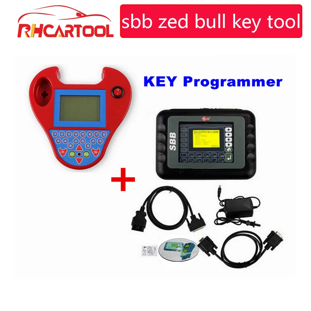 OBD2 SBB Ключ Программист V33.02 V33.01 V46.02+ мини Zed Bull смарт Zedbull ключ программист без жетонов ограничения с лучшей ценой