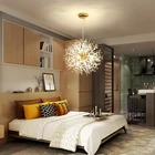 Современные светодиодные люстры, светильники стальные в форме шара, декоративное освещение для столовой, гостиной, спальни, зала, отеля, комнатное освещение