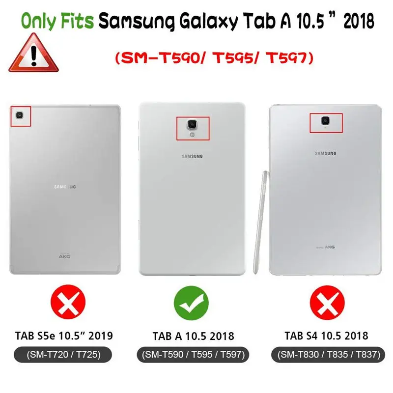 Для Samsung Galaxy Tab A 10,5 чехол(SM-T590/T595/T597) i-Blason Cosmo Гибридный чехол для всего тела со встроенным протектором экрана