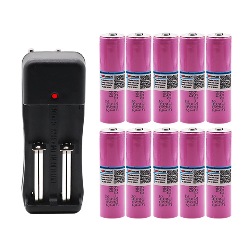 100% Новый оригинальный 35E 3 7 v 3500mah 18650 литиевая аккумуляторная батарея для