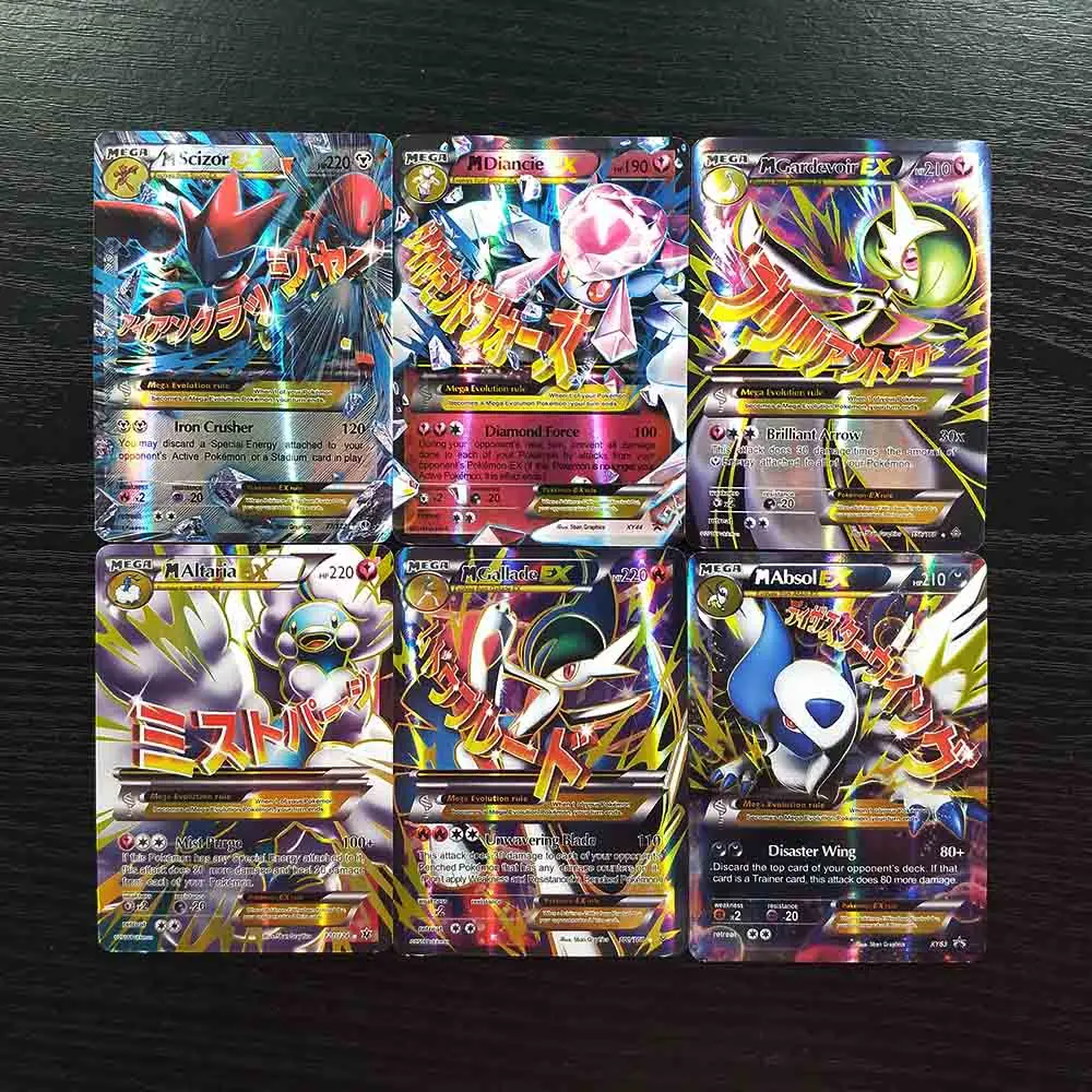 Настольная игра TAKARA TOMY Pokemon Cards 30 Mega Deck коллекция боевых блестящих карт детские