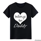 Ddlg принадлежит папе БДСМ маленький DDLG Бейсбольная Футболка под заказ s-5xl мужские интересные забавные повседневные стандартные рубашки