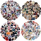 50 шт.упак. Классические Японские Аниме смешанные наклейки СКЕЙТБОРД гитара багаж ноутбук телефон велосипед Смешные водонепроницаемые