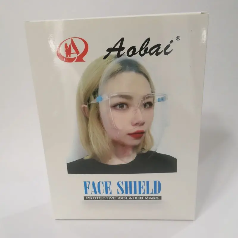 Extended PC + PET Transparent Full Face Protective Mask Space Plastic Cycling Shield VUE Dust-Proof | Дом и сад