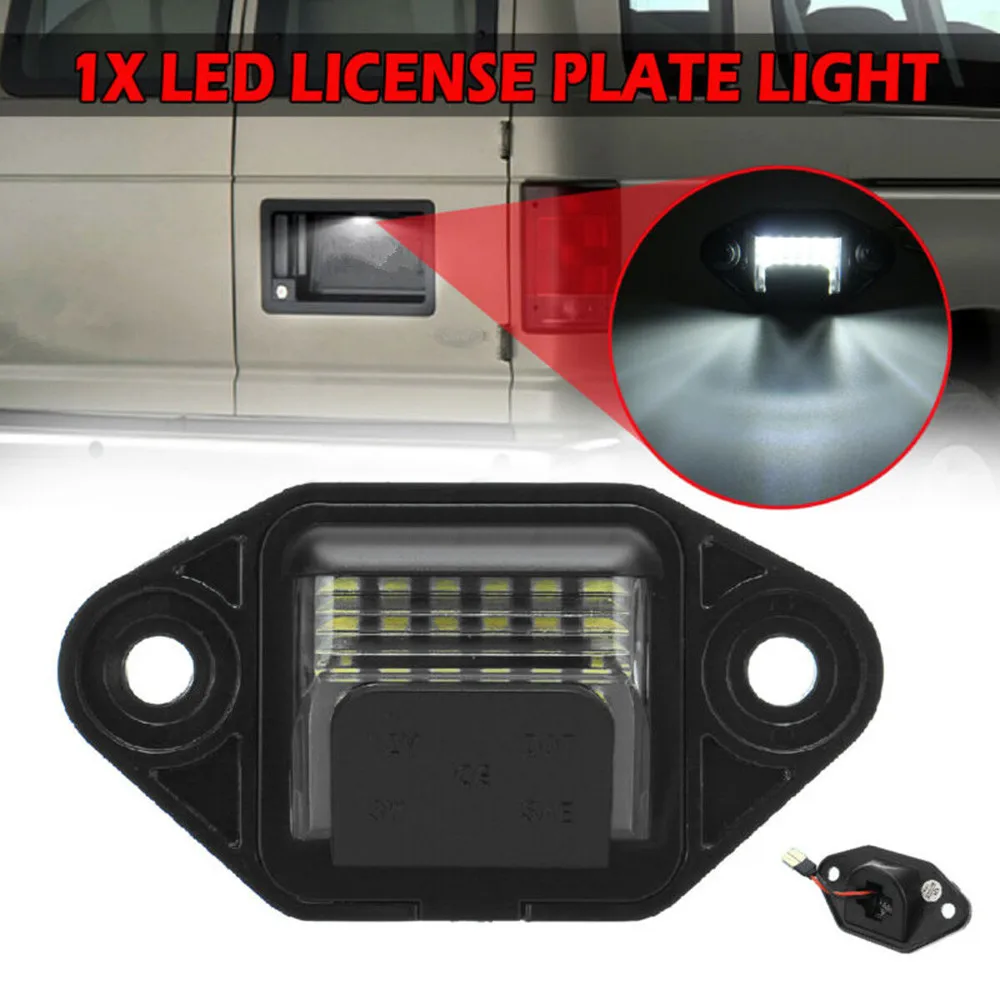 

Car License Plate Light Lamp 12V DC F6UZ-13550-AA 6000K Rear Accessory