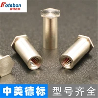 bso4 m3 5 8 blind hole threaded standoffs self clinching feigned crimped standoff server cabinet sheet metal spacer vis rivet pc