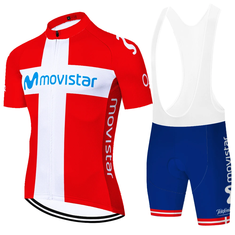2021 команда Movistar Велоспорт Джерси 12D велосипедные шорты MTB Ropa Ciclismo мужская