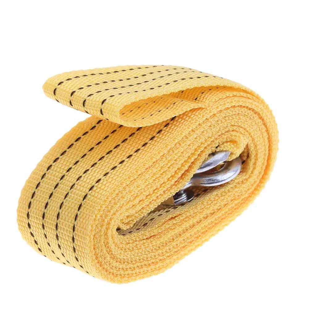 Тяжелый автомобильный трос 4 м 5 тонн буксировочный ремень крючки для фургона