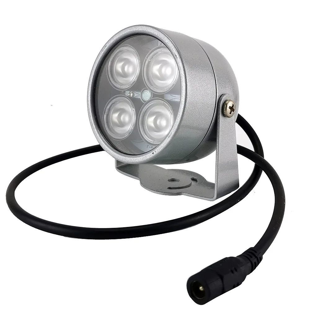 Инфракрасная Водонепроницаемая ламсветильник для видеонаблюдения 4 массива 60-90