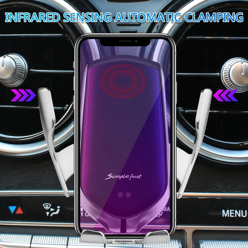 car mobile phone holder for mercedes benz c glc class w205 20152021 c180 c200 c220 glc250 charging bracket accessories free global shipping