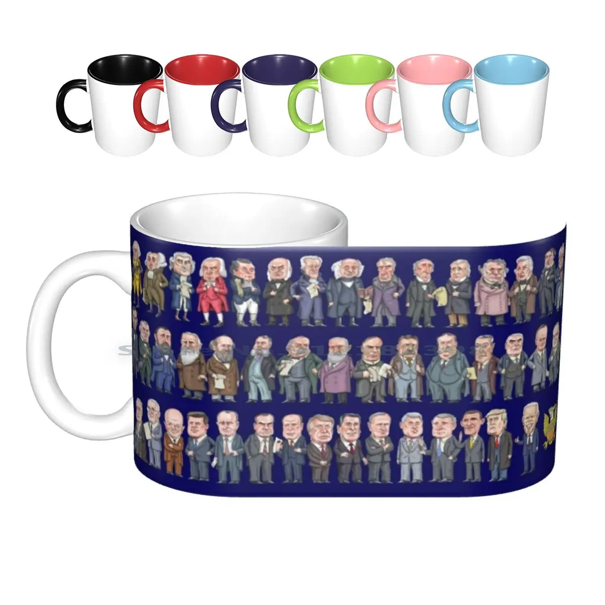 

Presidents Of The United States Ceramic Mugs Coffee Cups Milk Tea Mug President Usa United States America Americana Politics