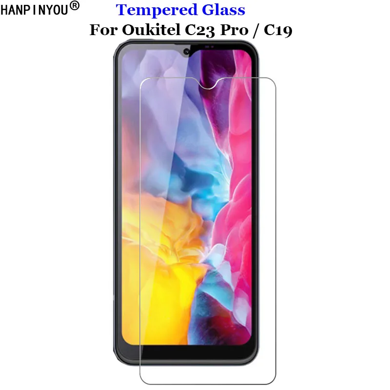 

Для Oukitel C23 Pro / C19 прозрачное закаленное стекло 9H 2.5D Премиум Защитная пленка для экрана телефона