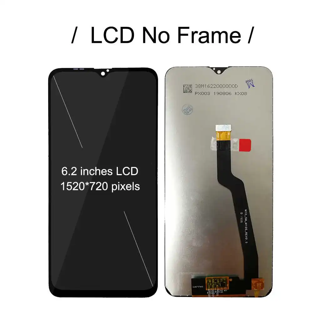Kup A105 Wyświetlacz LCD Z Ramką Do Samsung Galaxy A10 2019 Ekran Telefonu Komórkowego A105F SM-A105F/DS A105FN A105G A105M Ekran Dotykowy Digitizer Zgromadzenia