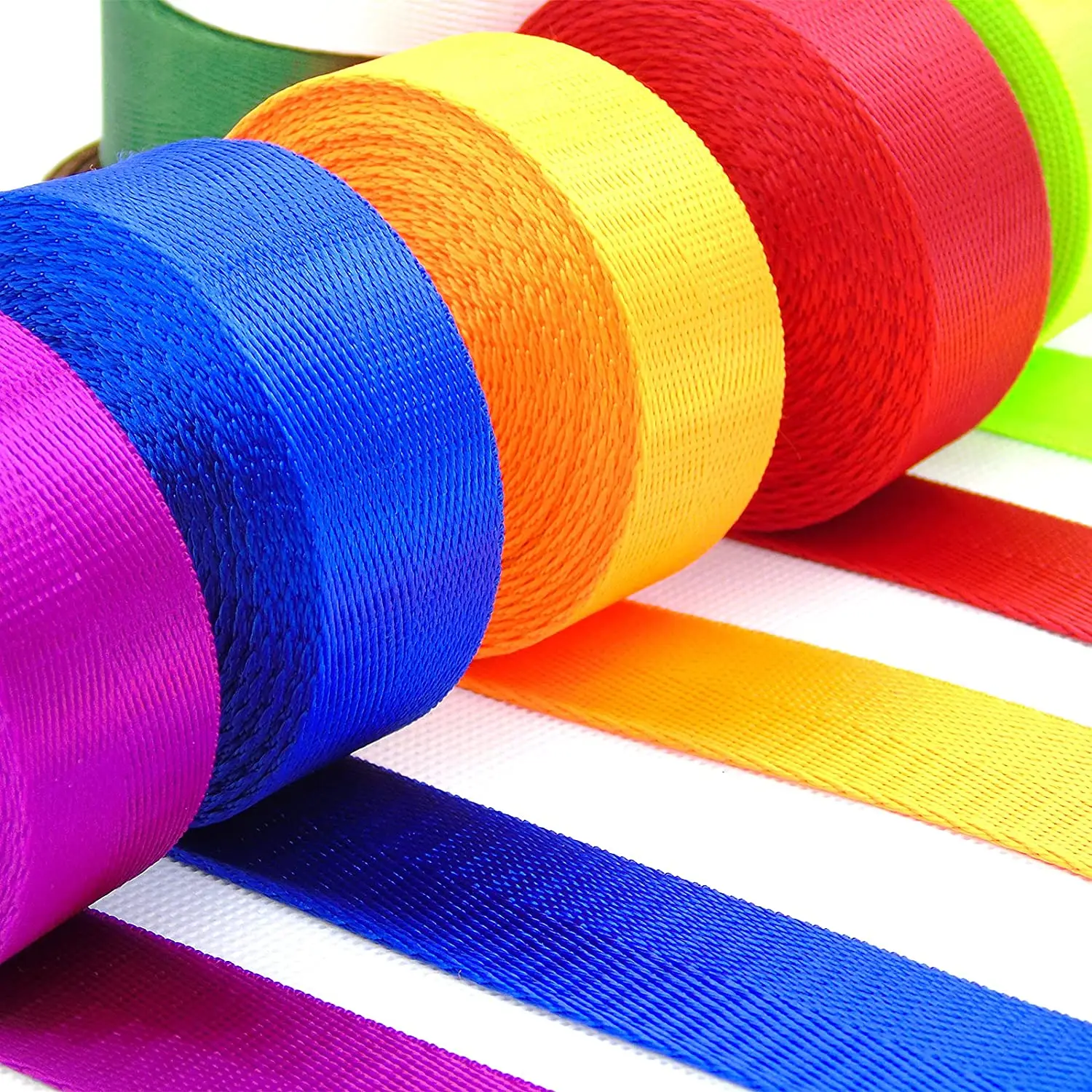 

Color 1Yard 25-50mm High Quality Nylon Webbing Band Herringbone Pattern Lace Tape Ribbon DIY Bag Strap Sewing Belt Accessories