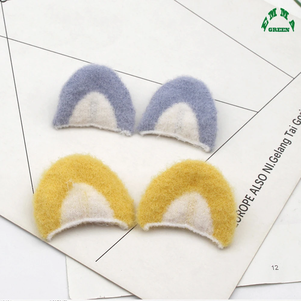 

Pompom Rabbit Ears 10pcs Big Pink Ear Pompones DIY Soft Pom Poms Craft Wedding Decor or Girls Accessories