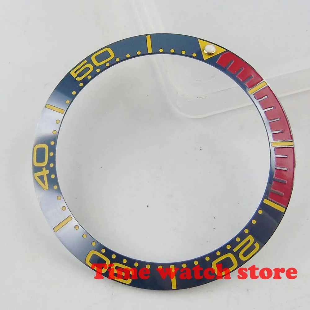 Роскошный качественный сплошной 38 мм красно синий фонарь ободок вставка