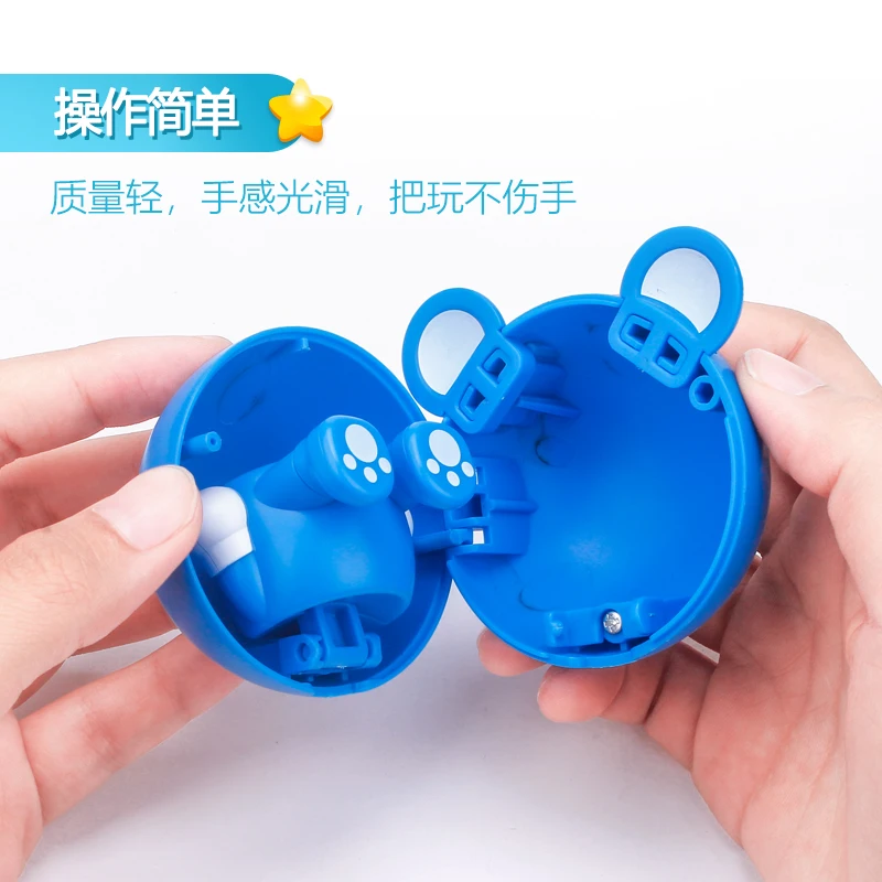 Мини-пластиковый медведь Детская модель карманная игрушка трансформация для