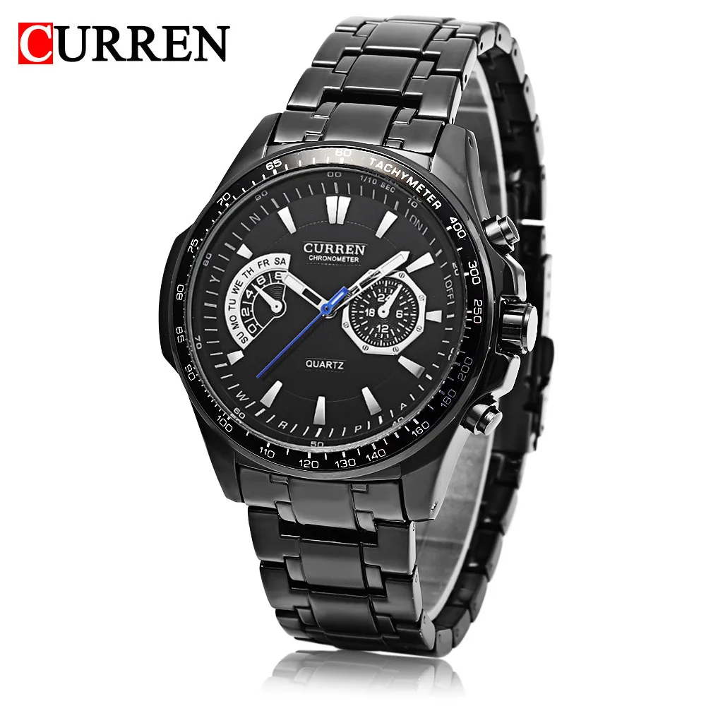 

Men's Watches CURREN Fashion Business Quartz Watch Men Sport Full Steel Waterproof Wristwatch Male Clock Relogio Masculino 8020