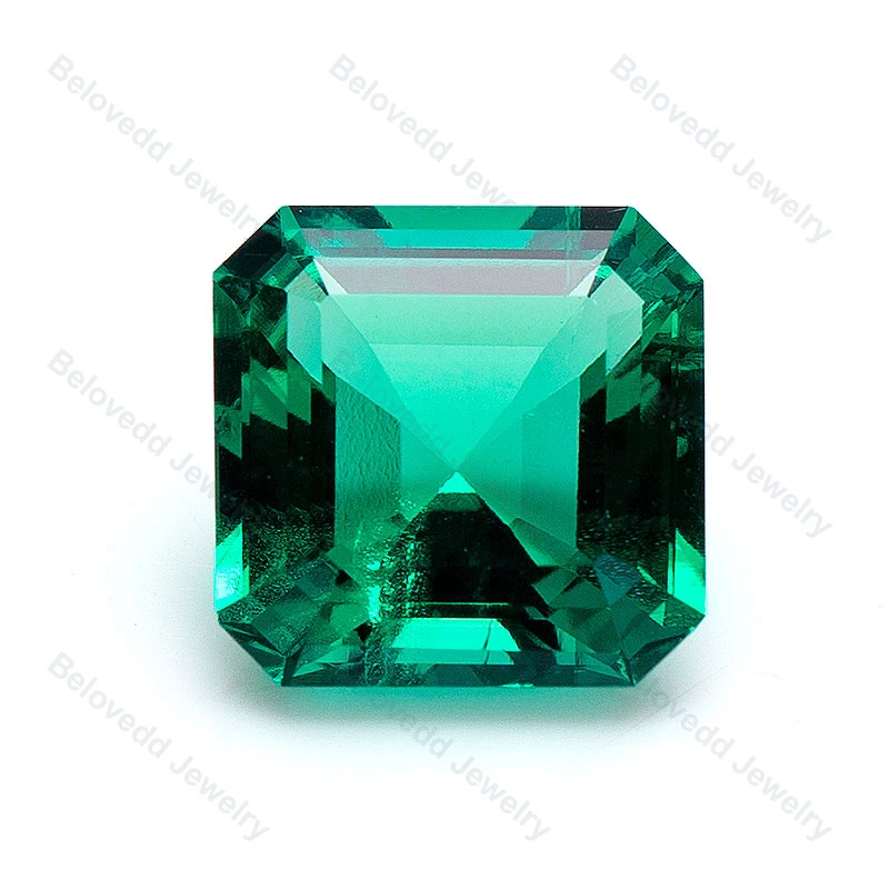 

Holycome Loose Gemstone OEM OEM Order VVS1 Lab Created Emerald Asscher Cut Gemstone Factory Supplier GRC Certificated