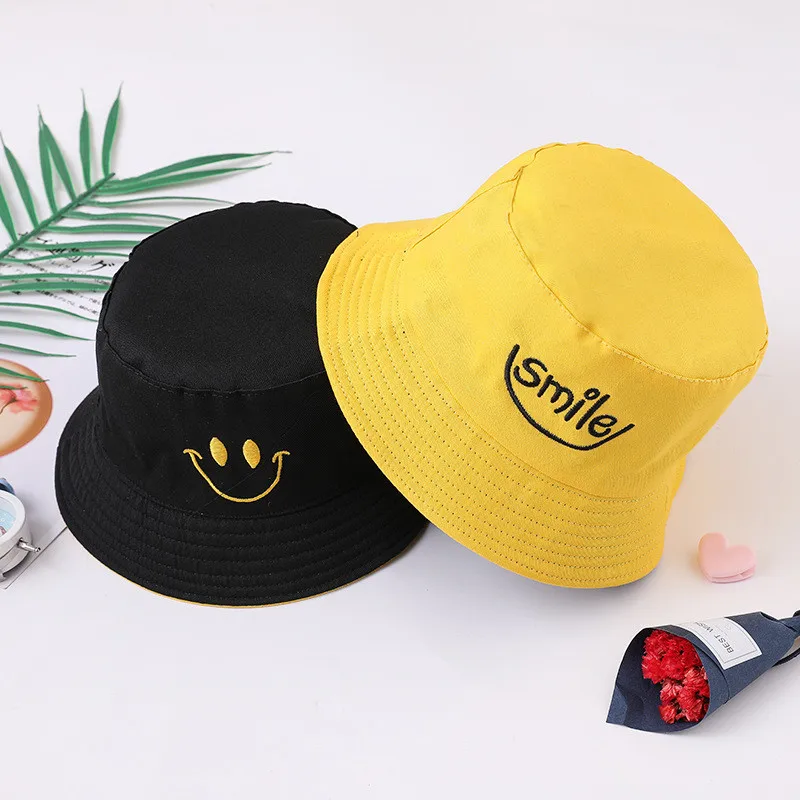 Панама китайская с вышивкой для мальчиков и девочек шапка рыбака уличная