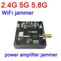433mhz 1 5g 2 4ghz 5ghz 5 8ghz wifi swept jammer shield integrated power amplifier 2 4g 5g 5 8g wifi disturber jammer shielded