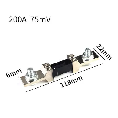 200A 75MV 1 шт. FL-2 10/15/20/30/40/5060/75/100/150/200/250/300/400A 75MV DC Токовый Шунт резисторная панель для цифровой амперметр измерительный прибор класс омметра 0 Токовый Шунт резистор - Цвет: 200A 75MV